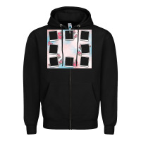 Black add your text photo collage life Zipper Hoodie - MaliasSmallBusiness