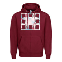 Burgundy add your text photo collage life Zipper Hoodie - MaliasSmallBusiness