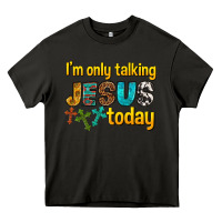 Asphalt im only talking jesus today Heavy Core Tee - texasbilliewilder