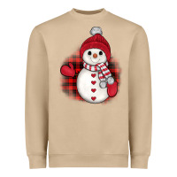 Mushroom christmas snowman Heavyweight Sweatshirt - JahusDesignShop