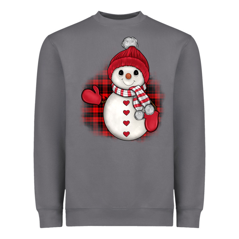 Christmas Snowman Heavyweight Sweatshirt by JahusDesignShop | Teevron