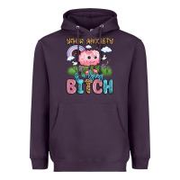 Plum your anxiety is a lying bitch Heavyweight Hoodie - LillyAllenDesigns