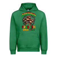 Emerald juneteenth free ish since 1865 Urban Hoodie - CowGirlArtShop