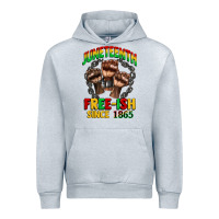 Heather Grey juneteenth free ish since 1865 Urban Hoodie - CowGirlArtShop