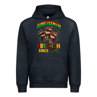 Navy juneteenth free ish since 1865 Urban Hoodie - CowGirlArtShop