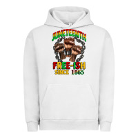 Pigment Lunar Rock juneteenth free ish since 1865 Urban Hoodie - CowGirlArtShop
