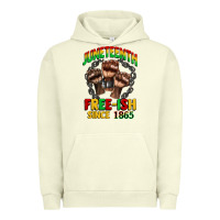 Pigment Pistachio juneteenth free ish since 1865 Urban Hoodie - CowGirlArtShop