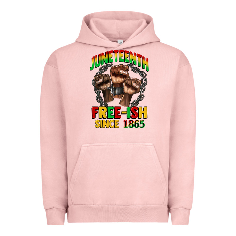 Juneteenth Free Ish Since 1865 Urban Hoodie by CowGirlArtShop | Teevron