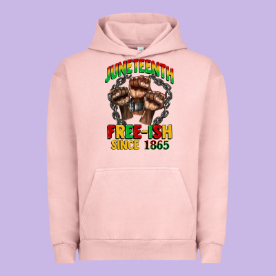 Juneteenth Free Ish Since 1865 Urban Hoodie Designed By Cowgirlartshop