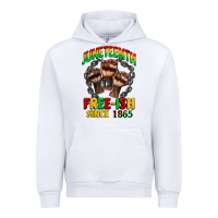 White juneteenth free ish since 1865 Urban Hoodie - CowGirlArtShop