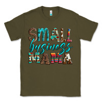 Army Green small business mama leopard turquoise aztec serape cowhide Classic Tee - Artiststas