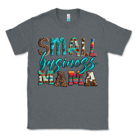 Charcoal Heather small business mama leopard turquoise aztec serape cowhide Classic Tee - Artiststas