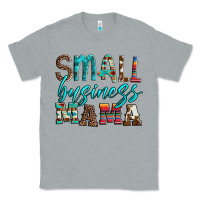 Heather Grey small business mama leopard turquoise aztec serape cowhide Classic Tee - Artiststas