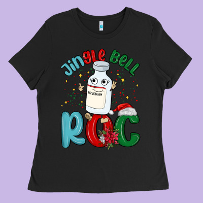 Ladies Tee jingle bell roc