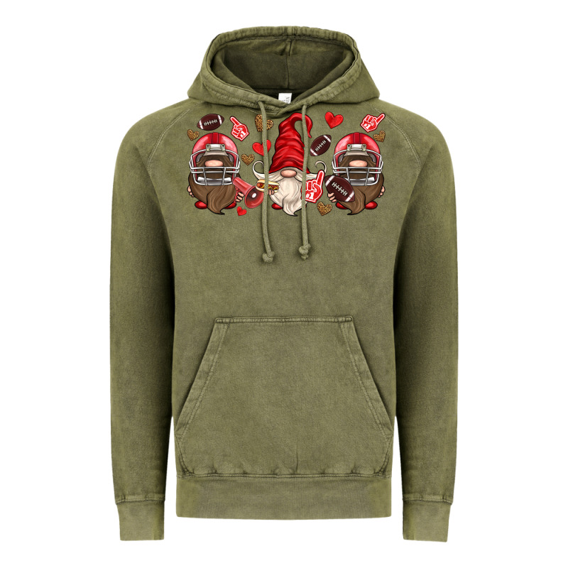 American Football Gnome Vintage Hoodie by HRA Design Shop | Teevron