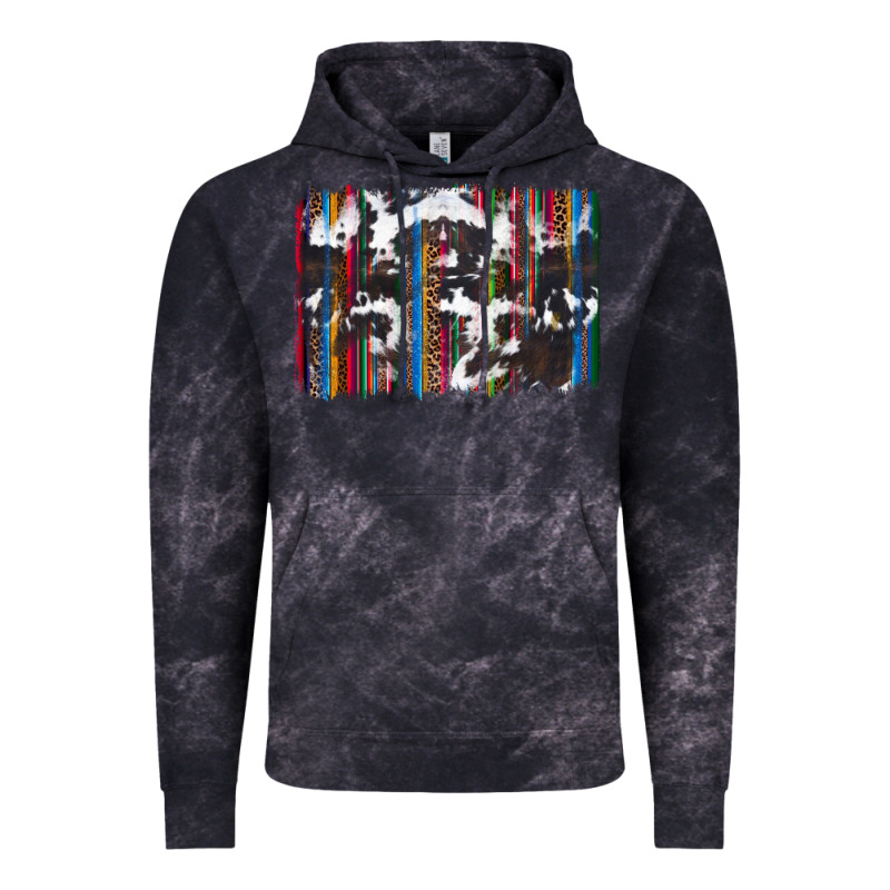 Cowhide, Leopard Serape Backgraund Vintage Hoodie by JahusDesignShop | Teevron