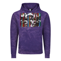 Cloud Purple cowhide, leopard serape backgraund Vintage Hoodie - JahusDesignShop