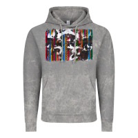 Cloud Rock cowhide, leopard serape backgraund Vintage Hoodie - JahusDesignShop