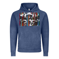 Vintage Denim cowhide, leopard serape backgraund Vintage Hoodie - JahusDesignShop