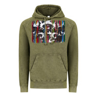 Vintage Olive cowhide, leopard serape backgraund Vintage Hoodie - JahusDesignShop