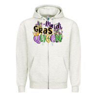 Mardi Gras Queen Zipper Hoodie | Teevron