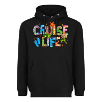 Black cruise life Heavyweight Hoodie - LillyAllenDesigns