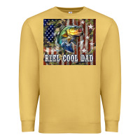 Antique Gold 4th of July Western Reel Cool Dad Bass Premium Sweatshirt - LillyAllenDesigns
