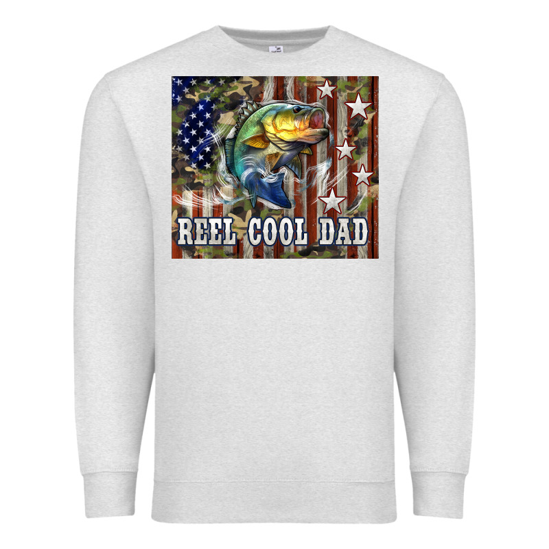 4th Of July Western Reel Cool Dad Bass Premium Sweatshirt by LillyAllenDesigns | Teevron