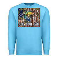 Ocean Blue 4th of July Western Reel Cool Dad Bass Premium Sweatshirt - LillyAllenDesigns