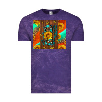 Cloud Purple with god all things are possible Vintage Tee - AdoDesignShop