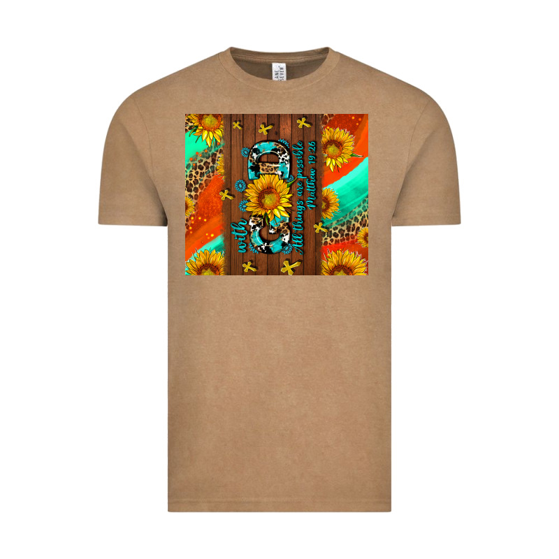 With God All Things Are Possible Vintage Tee by AdoDesignShop | Teevron