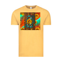 Vintage Mustard with god all things are possible Vintage Tee - AdoDesignShop