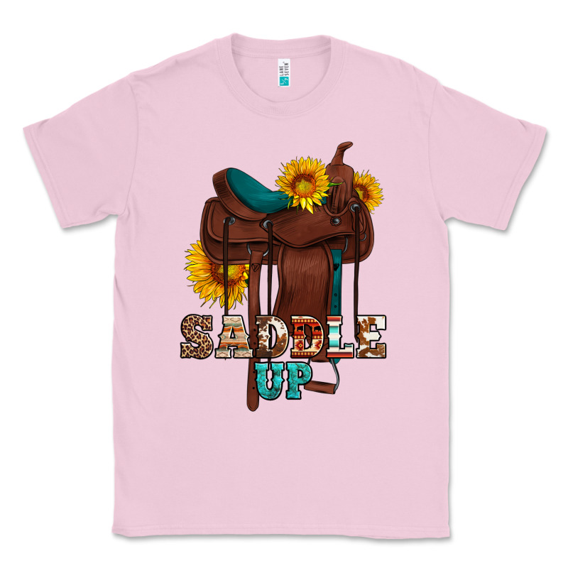 Saddle Up Cowboy Western Sunflowers Classic Tee by Artiststas | Teevron
