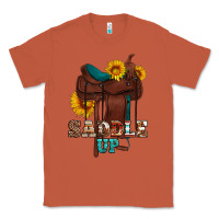 Copper saddle up cowboy western sunflowers Classic Tee - Artiststas