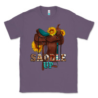 Lavender saddle up cowboy western sunflowers Classic Tee - Artiststas