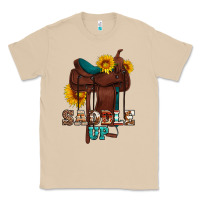 Mushroom saddle up cowboy western sunflowers Classic Tee - Artiststas
