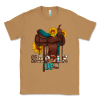Toasted Coconut saddle up cowboy western sunflowers Classic Tee - Artiststas