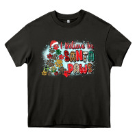 Asphalt i believe in santa paws Heavy Core Tee - Zillion Design Studio