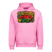 Fuchsia Pink juneteenth vibes only Urban Hoodie - CowGirlArtShop