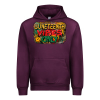 Mauve Wine juneteenth vibes only Urban Hoodie - CowGirlArtShop