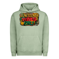Pigment Oil Green juneteenth vibes only Urban Hoodie - CowGirlArtShop