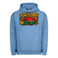 Pigment Pebble Blue juneteenth vibes only Urban Hoodie - CowGirlArtShop