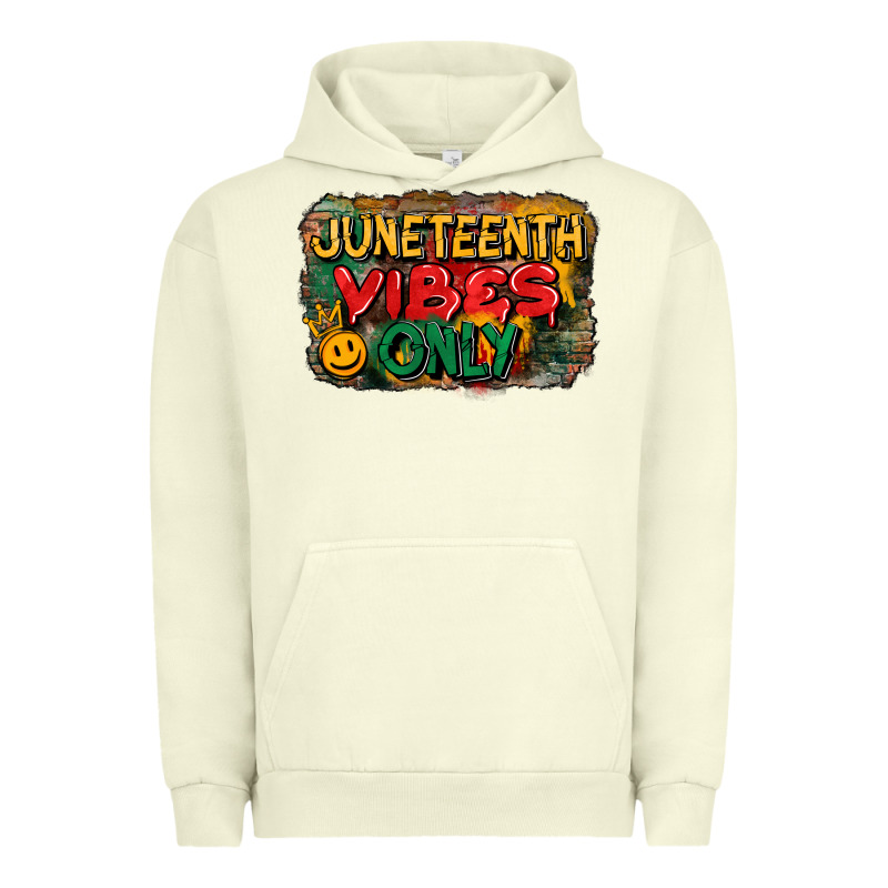 Juneteenth Vibes Only Urban Hoodie by CowGirlArtShop | Teevron