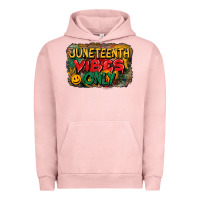 Pigment Salmon juneteenth vibes only Urban Hoodie - CowGirlArtShop