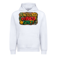 White juneteenth vibes only Urban Hoodie - CowGirlArtShop