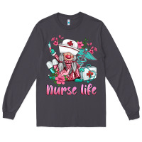 Smoke nurse gnomies nurse  life spring Long Sleeve Tee - BarkalooDesign