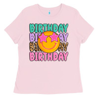 Bubblegum Pink birthday Ladies Tee - MaliasSmallBusiness