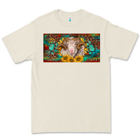 Bone merino ram license plate Premium Tee - BarkalooDesign