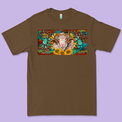 Merino Ram License Plate Premium Tee Designed By Barkaloodesign