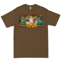 Cacao merino ram license plate Premium Tee - BarkalooDesign